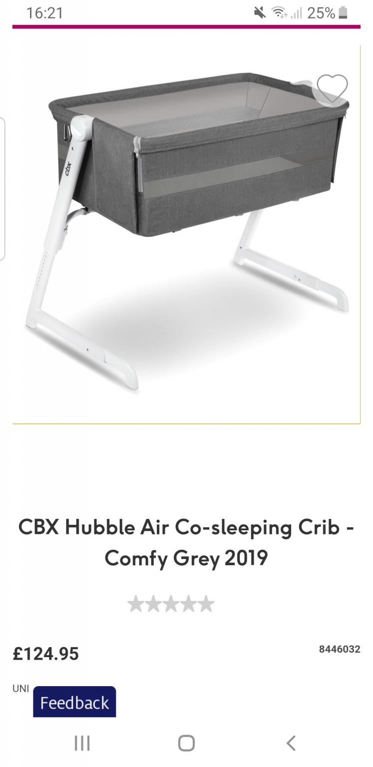 Cot / Crib / next to me / co sleeping in MK14 Keynes für 35,00 £ zum