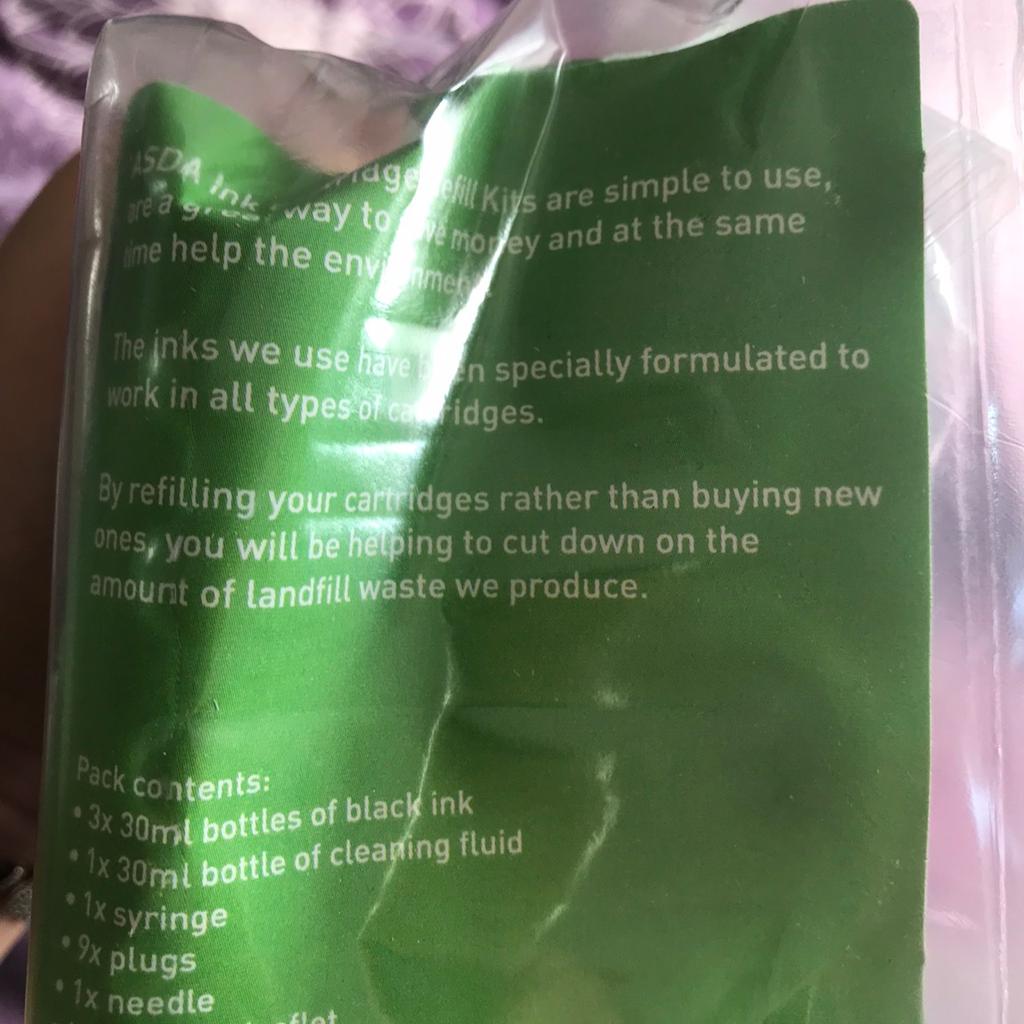 Asda printer refill ink kits. in L11 Liverpool for £6.00 for sale Shpock