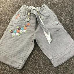 baby girls brown next trousers,age 6/9 months,elasticated waist,they are in excellent condition with no rips or marks,collection only from cockerton/branksome area,£1.00
