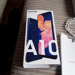 Samsung A10 open network like new with box and fittings
