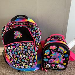 Smiggle unicorn backpack and hard pack lunch bag both have drinks holders
Only used for 2 months
Collection cusworth