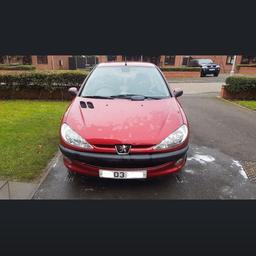 Automatic peugeot 206 03 plate
Mot'd till December 
Really good condition drives lovely.
Only problem is that boot doesn't open due to window being smashed and glass got into the catch easy fix for someone who knows what they are doing.
Only selling due to not getting used as much as first thought.
any questions welcome.