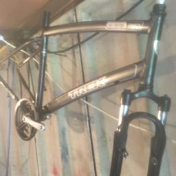 In very good condition 
Frame , RST front suspension, , wheels are straight, tyres, bars, stem , seat & post , clamp , pedals, brakes .
Needs chain & gears