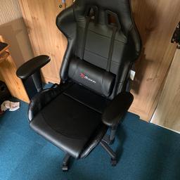 Great condition overall, only slight bit of damage shown in the last pic
Only been sat in a handful of times
Good for pc, PS4 Xbox gaming
Very comfortable
Will have to be collection only as I do not have access to a car
WILL LET IT GO FOR £120 TODAY AS THE MONEY OS DESPERATELY NEEDED TO PAY OFF DEBT