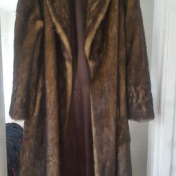 very warm winter, beutiful winter coat drk brown and light brown in colour