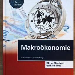 Makroökonomie: Olivier Blanchard & Gerhard Illing, 7. aktualisierte und erweiterte Auflage, Pearson Verlag

Mit Markierungen, sehr guter Zustand