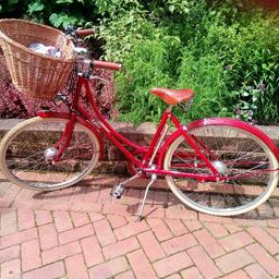 classic bike in almost like new condition complete with basket ,bell ,gears comfy ride position .Top of the range bike not cheap build like lots, will last a lifetime . Reluctant sale .Great example buyer will not be disappointed .