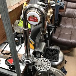 Hi here I have a very ornate STELLA ARTOIS lager beer pump very large very ornate it stands 20inches high ideal for that lockdown bar Mancave thanks for looking and please check out my other items