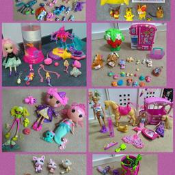 My little pony £35
Pikachu £10
Barbie Water Park bundle £25
Shopkins £10
Lalaloopsy £25
Barbie bundle £30
Petshops £15
Zelfs £15
Smoke free home
Please look at my other stuffs for sale as im having a huge clear out