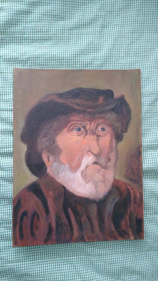 Buy & Sell Central London Barbican - Central London - Photos for Rembrandt copy, oil painting old man portrait