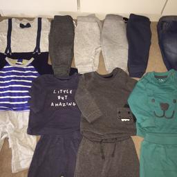 Baby boy clothes bundle 
3-6 months large bundle tracksuits Joggers bodysuits babygrows