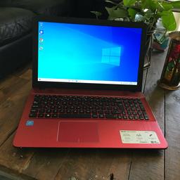 Asus laptop, with new Windows 10. 1TB hard drive, 4GB RAM. Goes with charger.