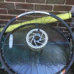 Double wall mountain bike wheel which is straight & in good condition
8 speed cassette ,included disc brake 