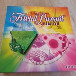 Verkaufe das vollständige Spiel "Trivial Pursuit Junior".

Wir sind ein tierfreier Nichtraucherhaushalt und das Spiel kann gegen Aufpreis per Post versendet werden.