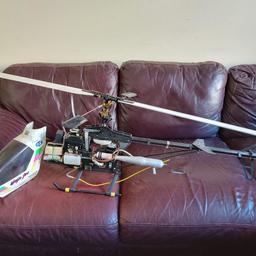 here I have a petrol helicopter just taking up space in my house and I know nothing about them so I just want to sell and get out the house, all you see in the pics is what comes with it. No remote or any other parts unfortunately dont know a whole lot about them or it.