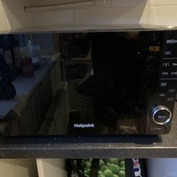 HOTPOINT Ultimate MWH 2622 MB Microwave with Grill - Black
Maximum microwave power: 800 W
Capacity: 25 litres
Flatbed design
Weight	15.5 kg
320 x 490 x 426 mm (H x W x D)
Cooking modes	- Defrost
- Reheat
- Warming
Number of power levels	7
Controls	Touch & dial
Digital display	Yes - LED
Maximum countdown on timer
Capacity	25 litres
Maximum microwave power	800 W
Microwave heating category	A
Flatbed design	Yes
Grill type	Quartz grill
Grill power	1000 W
CASH ON COLLECTION
