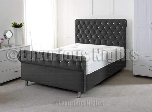 Buy & Sell Greater Manchester Manchester - Photos for SLEIGH BED WITH MATTRESS