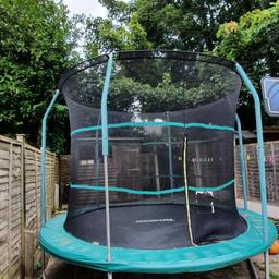 10ft Trampoline
In very good condition.
Strong and sturdy with zip enclosure.
Perfect to entertain the children during summer holidays,buyer to dismantle
£65grab a bargain