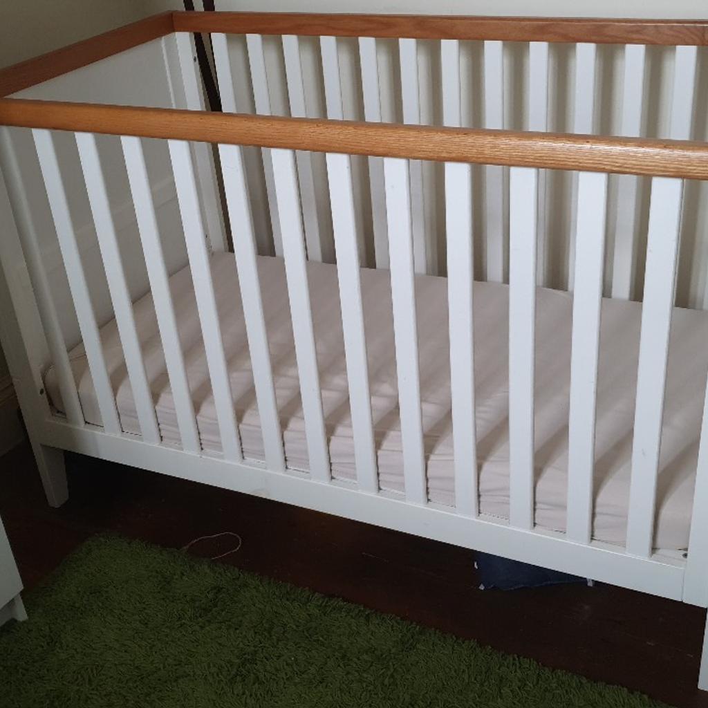 Mothercare summer oak cot cheap bed