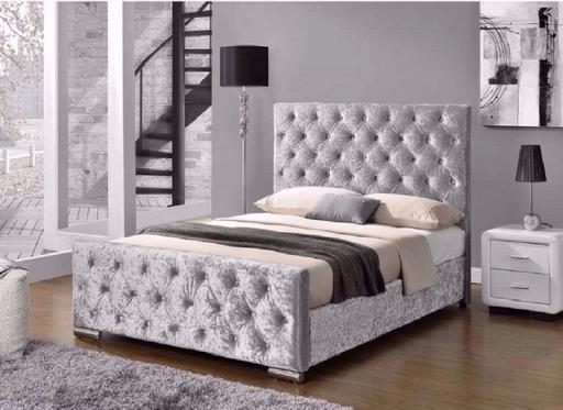 Buy & Sell South East London Peckham - South East London - Photos for BRAND NEW CHESTERFIELD CRUSH VELVET BED FRAME