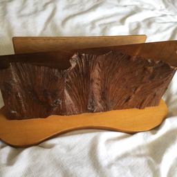 Gorgeous Real Wood Letter Rack
Taken From Edge of Trunk of Hardwood Tree
Unique and Tactile.
£10 Cash on Collection Only
Collection within 48 Hours of Agreeing to Buy or will re-list.