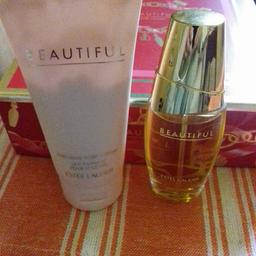 Beautiful perfume&body lotion used a little out of body lotion but pefume only a small amount.
