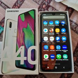 Samsung galaxy a40 64gb dual sim unlocked in mint condition, cracking phone but I've upgraded so its not being used now, £130ono buyer to collect from sheldon
