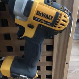 I am selling my Dewalt DCF885 XR drill BODY ONLY it has been kept in a bag and Never used as intended, there is no battery or charger just the Body and a TStak case. Can be tested before purchase if you want to bring your own battery or we can use Mine. Any questions please ask.

I have a 1.3AH DEWALT XR batteries for sale.

Serious buyers only

COLLECTION ONLY HOLLOWAY N7 LONDON