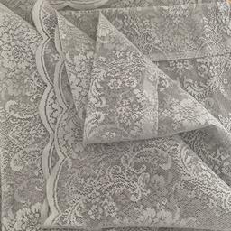 1 CURTAIN GREY LACE , 55” width 90” length. Collection wf1 area