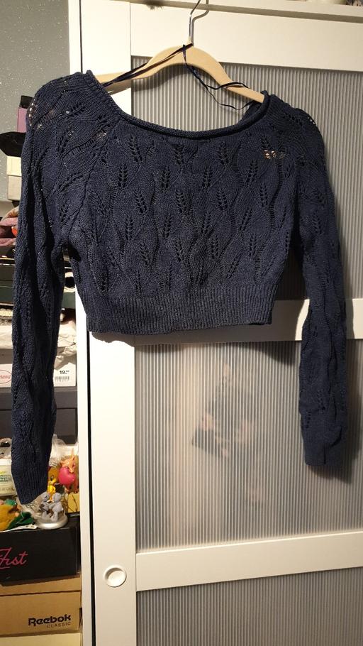 Buy & Sell South West London St Helier - South West London - Photos for Gorgeous Navy Crop Jumper Size 12