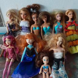 viele dabei  Ana ,Mia and me,my scene, barbies von mattel
dolls collection