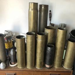 18 pounder 12 pounder 13 pounder 25 pounder 75mm 105 mm and lots more message for details prices etc