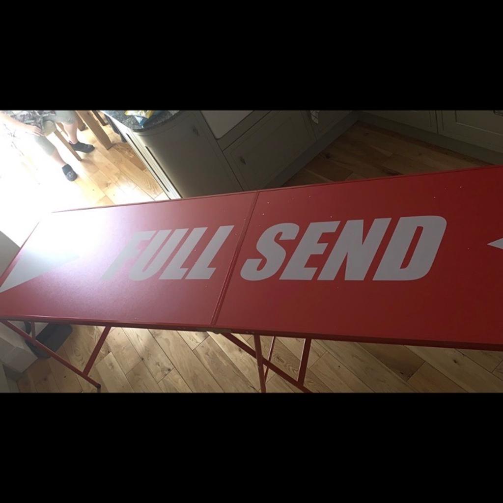 Full send deals beer pong table