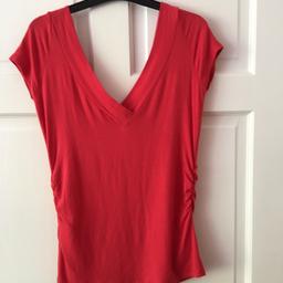 Red Top. Size 12. River Island. Used, but good condition. £0.00