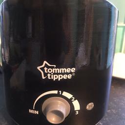 Tommee Tippee bottle warmer 
Used but in good condition 
Can be used with other brands of bottle 
3 heat settings