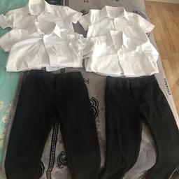 X2 boys black trousers fitted 5-6years
X2 boys short sleeved shirts 5-6years
X2 boys short sleeved shirts 6-7years
All above for £5
All good condition 🌟 