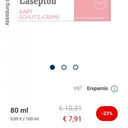 Lasepton Bioaktiv Creme 80ml NEU in 4407 Dietach for €3.00 for