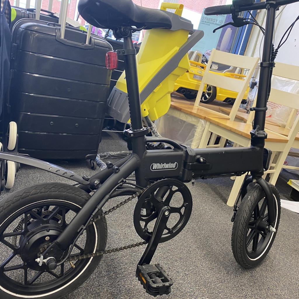 Whirlwind c4 best sale electric foldable bike