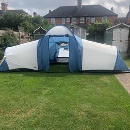 3 cabin tent in excellent condition as hardly used .