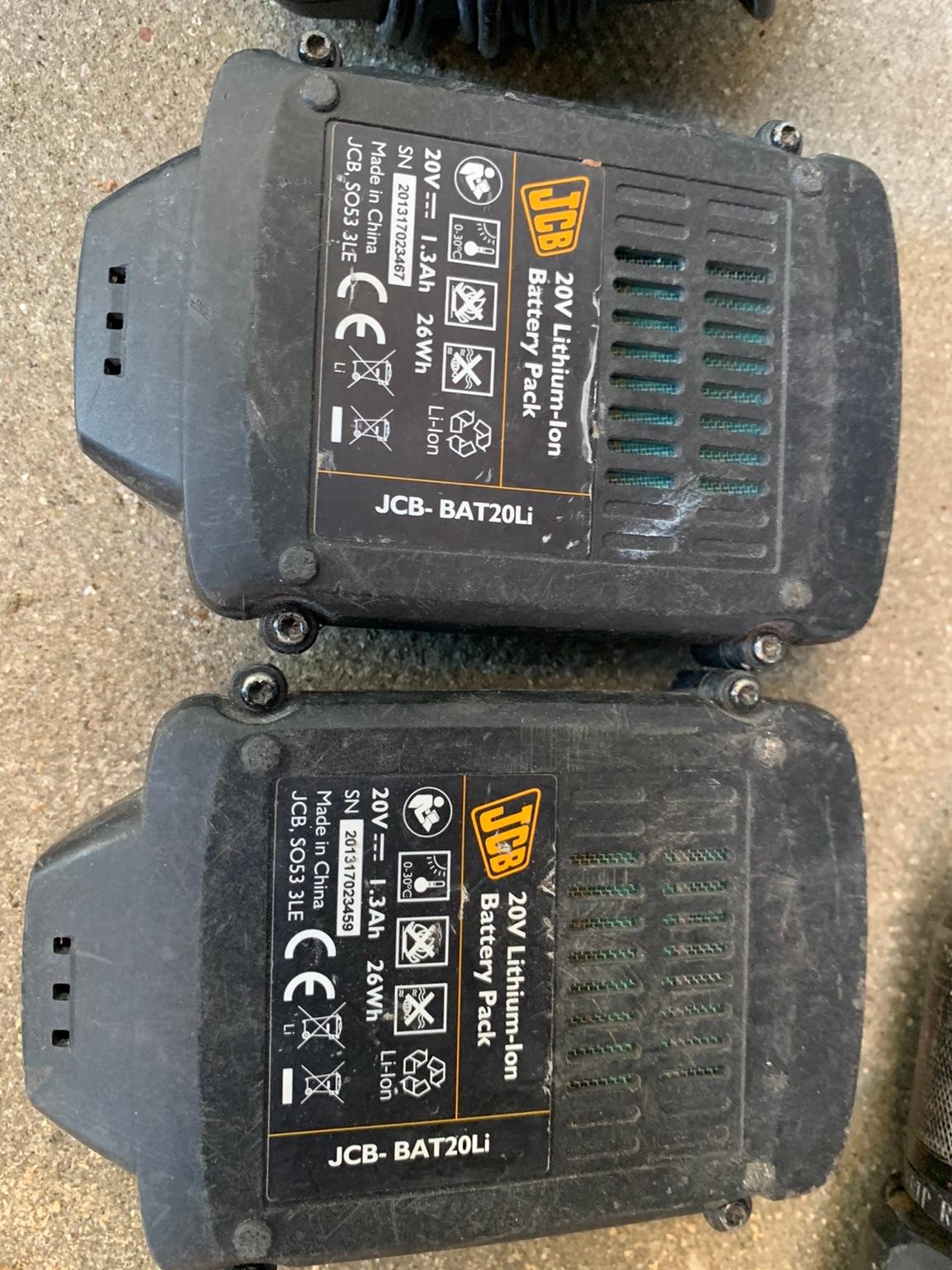 Jcb so53 2025 3le battery