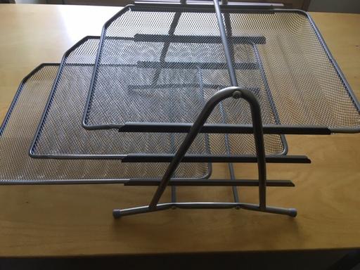 Buy & Sell Bracknell Forest Binfield - RG42 - Photos for Desk 3 tier filing tray & pen holder