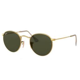 RAY-BAN ROUND METAL RB3447
001 Gold/Crystal Green