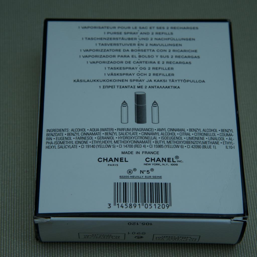 CHANEL No5 EMPTY EAU DE PARFUM BOTTLE W/BOX