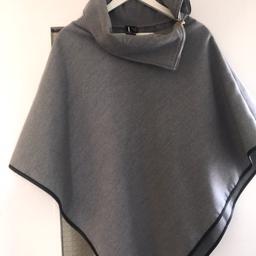 Brand new grey woman’s cape
Can be worn casual or dressy
Bought from house of frazer
Size 8/10 but it’s oversized so would also fit size 12
Brand Izabel London
Collection NW2 (Cricklewood)
