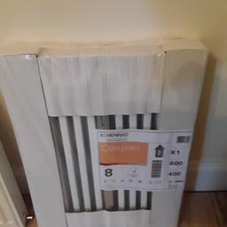 compact radiators x2, one opened to show out of packaging never been used, one in original packaging, collection only strict social distancing ,price is for each radiator
