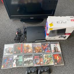 PS3 and Games - £70
32 inch TV - £30

I am opened to sensible offers and no time wasters pls
Note: The TV has a feint vertical line at the centre but doesn’t affect use.