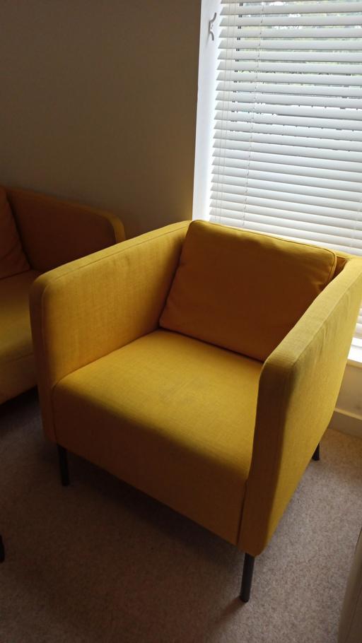 Buy & Sell Latimer Buckinghamshire - Photos for IKEA - 2 Mustard Yellow Armchairs