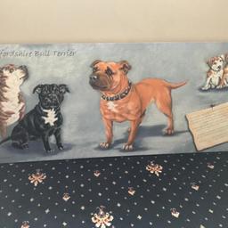 Beautiful staffy canvas
Good condition 
Collection brownhills