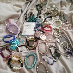 All new , over 80 items , rings , bracelets, necklaces. some are sets collect only.