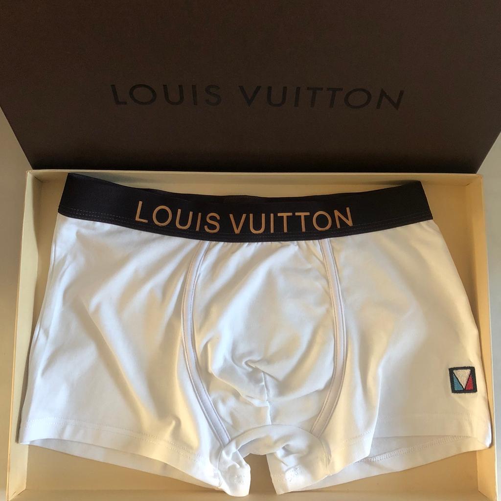 New arrivals Louis Vuitton boxers For LV lovers @beat price 15 colour  available Sizes:m-xxl Online orders available Give us google…